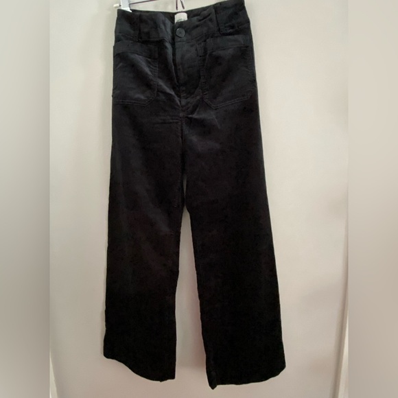 Anthropologie The Colette Corduroy Full-Length Wide-Leg Pants by Maeve 27 NEW - Picture 10 of 10